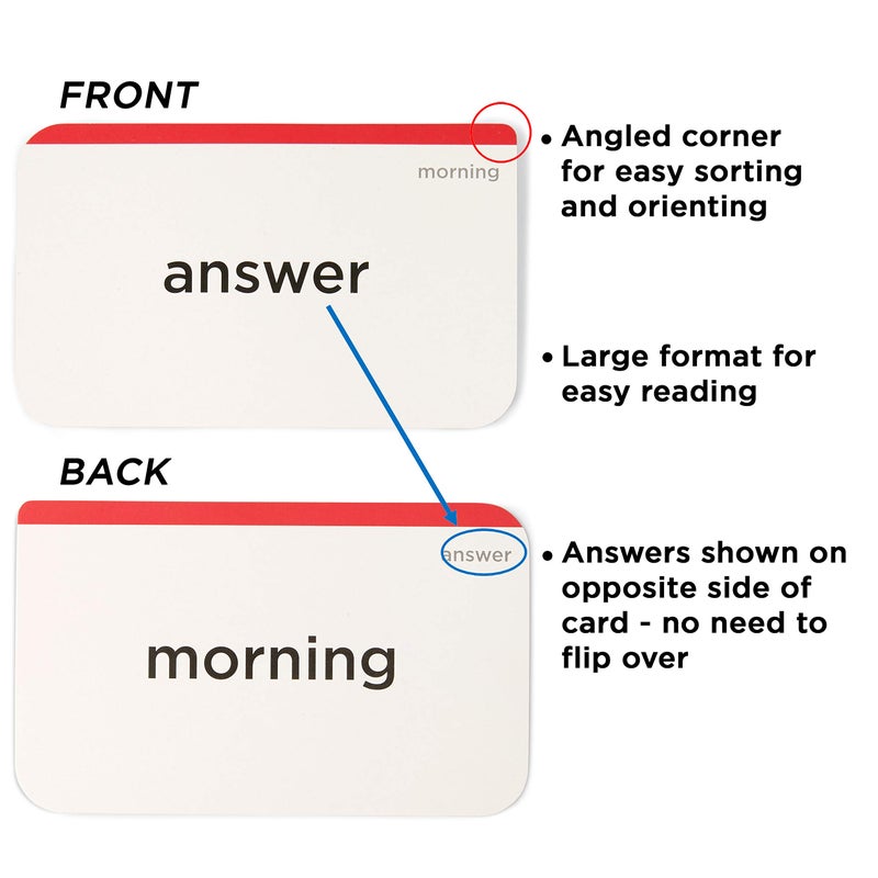 Think Tank Scholar Award-Winning 2nd Grade Sight Words Flash Cards â€“ 100+ Dolch & Fry High-Frequency Words â€“ Build Vocabulary & Reading Fluency â€“ Ages 6â€“9 - Image 5